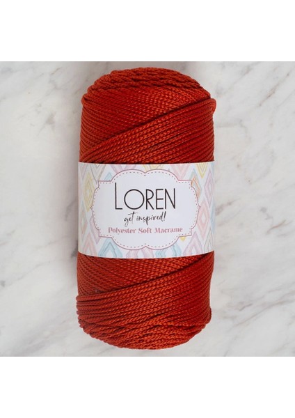 Polyester Soft Macrame Tarçın El Örgü İpi - LM012 - 34431