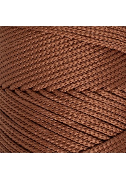 Polyester Soft Macrame Kahverengi El Örgü İpi - LM033 - 34439 fiyatları