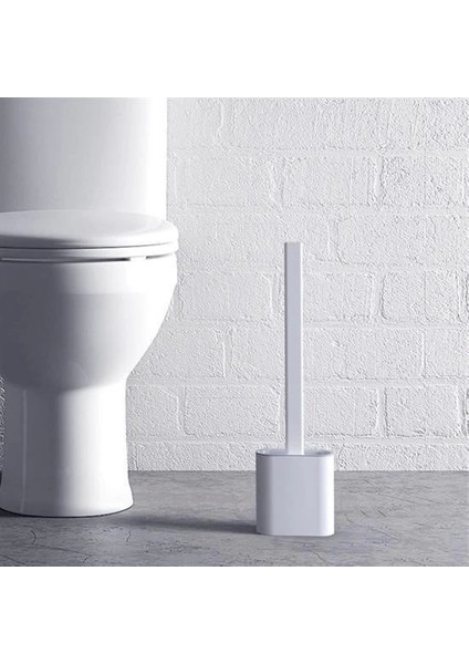 Bfs Duvara Monte Edilebilir Kapaklı Askılı Klozet Yumuşak Silikon Başlıklı Tuvalet Fırçası Seti modelleri