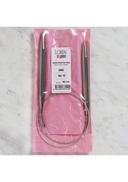 10 mm Çelik Misinalı Şiş 60 cm