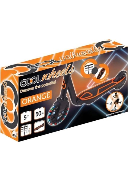 Bfs Cool Wheels 2 Tekerlekli Işıklı Scooter Turuncu fiyatları