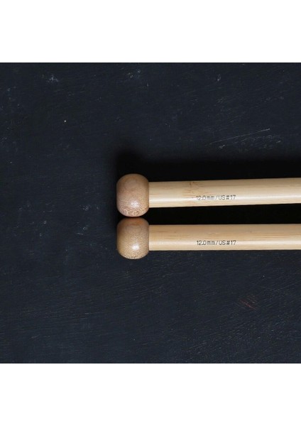 Bambus 12 mm 35 cm Bambu Örgü Şişi - 500-7 modelleri