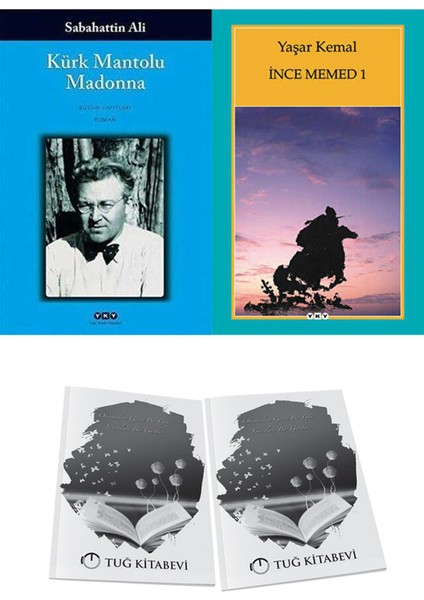 Kürk Mantolu Madonna ve Ince Memed 1 + Hediyeli