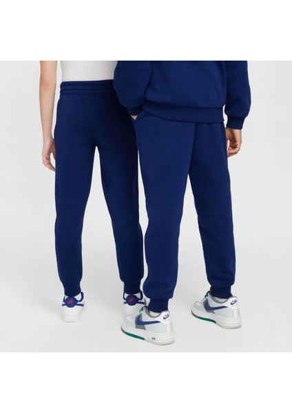 Erling Haaland Çocuk Unisex Club Fleece Polar Eşofman Altı Mavi -Soğuk Hava Için Rahat ve Sıcak Alt HJ3836 indirimleri