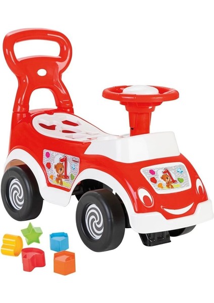 Bfs 07 828 Smart Baby Ride On Bultaklı Ilk Arabam - Kırmızı