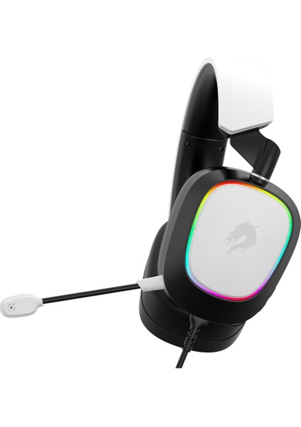H23W Nemesis Rgb USB 7.1 Beyaz Profesyonel Oyuncu Kulaklığı