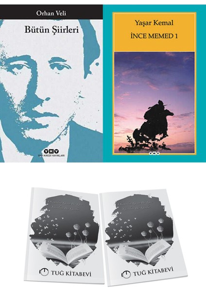 Bütün Şiirleri Orhan Veli ve Ince Memed 1 + Hediyeli