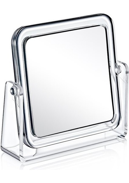 Büro Ev Ofis Dekoru Için 360 Dönen Yakınlaştıran Kare Makyaj Aynası modelleri