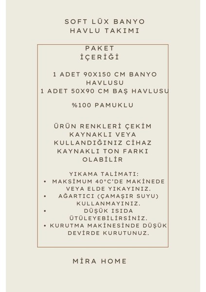 2 Parça &#37;100 Pamuklu Soft Lüx Banyo Havlu Seti Yeşil fiyatları