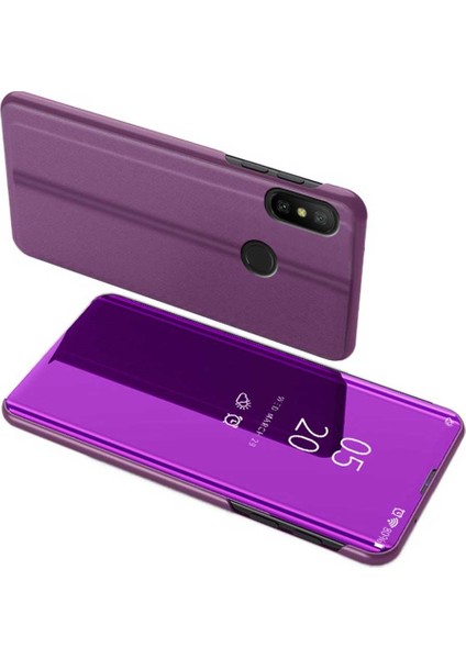 Xiaomi Redmi Note 7 Pro Uyumlu Aynalı Kapaklı Lüx Kılıf