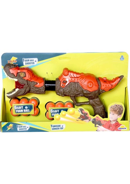 Bfs Yumuşak Sünger Top Atan Dinozor Oyuncak