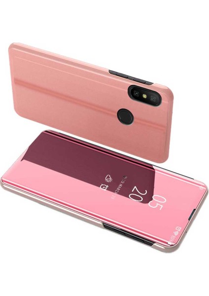Xiaomi Redmi Note 7 Pro Uyumlu Aynalı Kapaklı Lüx Kılıf