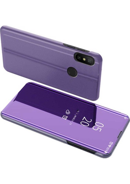 Xiaomi Redmi Note 7 Pro Uyumlu Aynalı Kapaklı Lüx Kılıf