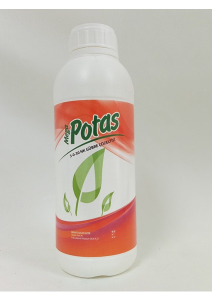 Megapotas Meyve Kalitesi ve Raf Ömrü Artırıcı Potasyumlu Sıvı Gübre 1 Lt