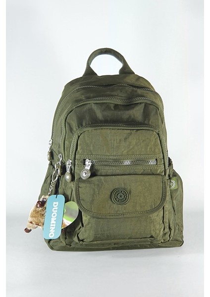 Haki Klasik Boy Sırt Çantası 12'' İnç Günlük Kullanım Su Geçirmez / Tablet Çantası / Spor Çantası fiyatları