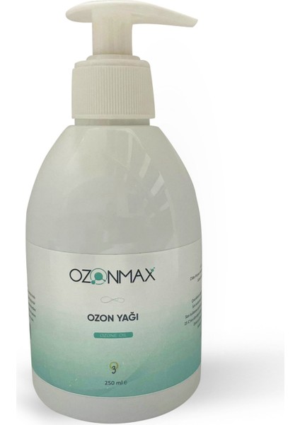 Ozon Yağı 250 ml (Ozonlanmış Saf Zeytin Yağı), Soğuk Sıkım, %100 Saf Ve Doğal Bakım,