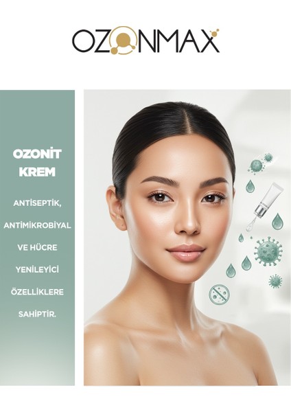 Ozonit Krem 500 ml - Cildin Oksijen Seviyesini üç Kata kadar Artırır ve Cilt tonunu Eşitler akne Leke Gibi Cilt Problemlerinde Kullanılır. modelleri