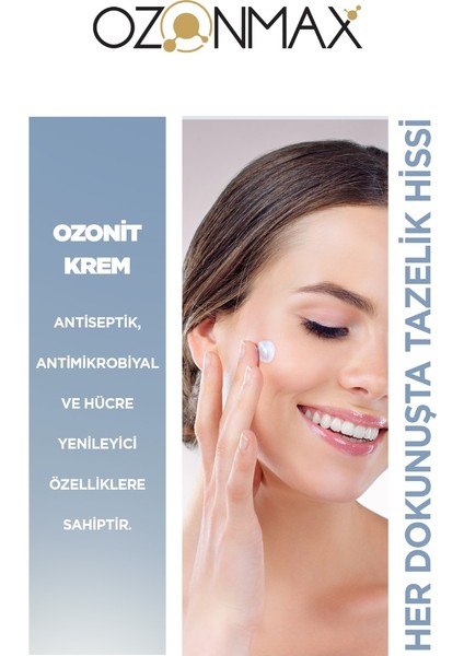 Ozonit Krem 250 m - lCildin Oksijen Seviyesini üç Katakadar Artırırı ve Cilt tonunu Eşitler akne Leke Gibi Cilt Problemlerinde Kullanılır. modelleri