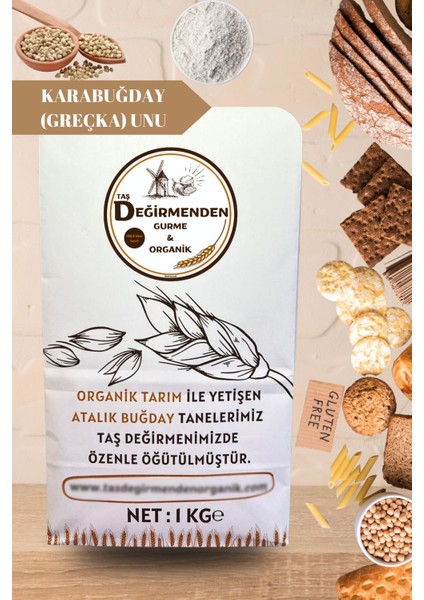 Atalık Karabuğday (Greçka) Unu (Gluten İçermez) - 1 Kilo