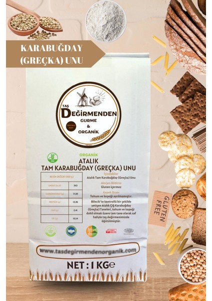 Atalık Karabuğday (Greçka) Unu (Gluten İçermez) - 1 Kilo fiyatları