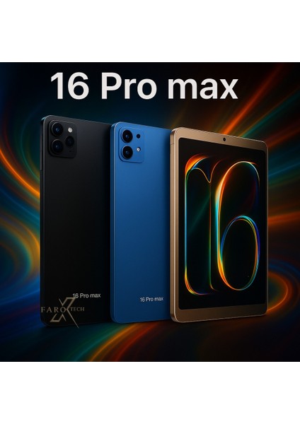16 Pro Max Tablet - 10.1” Fhd Ekran, Android 13, 13mp Kamera, Bluetooth & Wifi