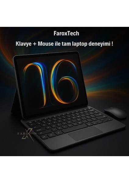 16 Pro Max Tablet - 10.1” Fhd Ekran, Android 13, 13mp Kamera, Bluetooth & Wifi modelleri