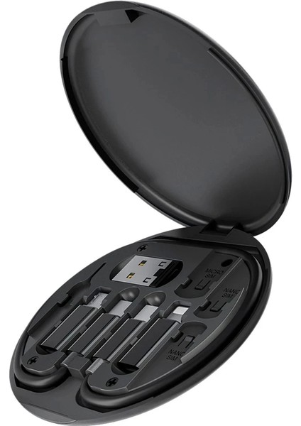 Bfs SN06 3in1 Kablo ve Kart Düzenleyici - Siyah