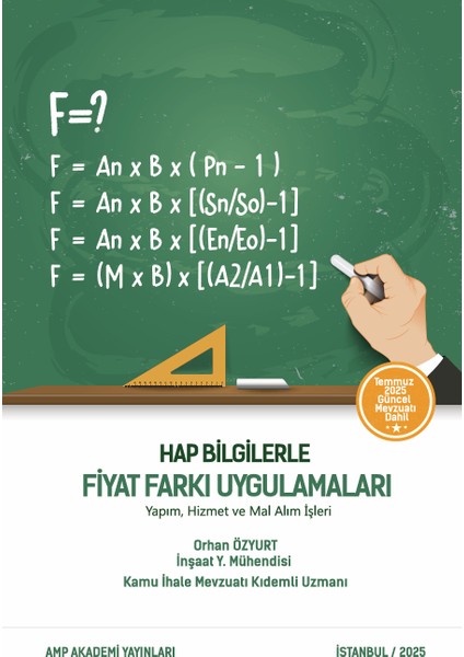 Hap Bilgilerle Fıyat Farkı Uygulamaları -Yapım Hizmet Mal Alım fiyatları