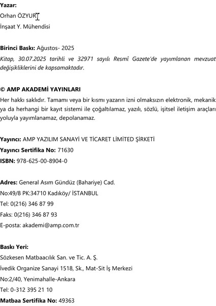 Hap Bilgilerle Fıyat Farkı Uygulamaları -Yapım Hizmet Mal Alım modelleri