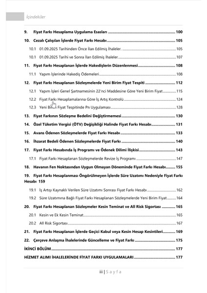 Hap Bilgilerle Fıyat Farkı Uygulamaları -Yapım Hizmet Mal Alım