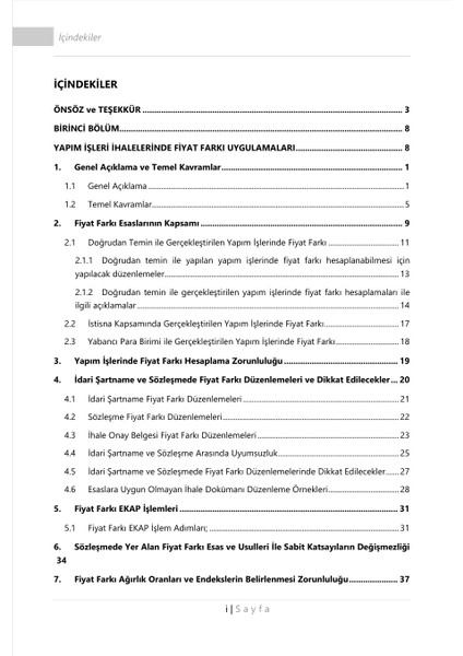 Hap Bilgilerle Fıyat Farkı Uygulamaları -Yapım Hizmet Mal Alım