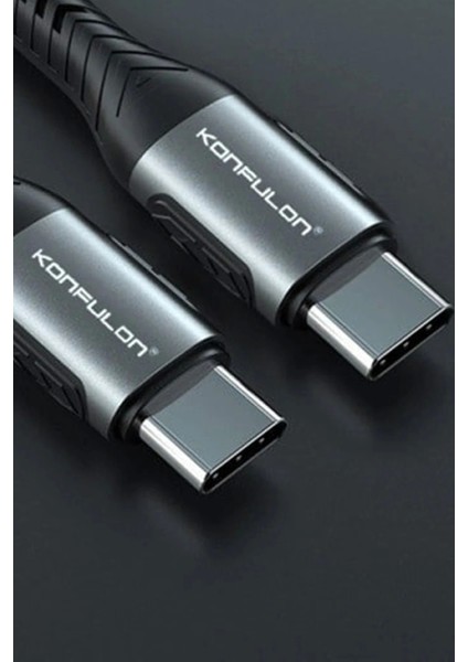 Bfs DC43 Type-C To Type-C 1m Örgü 60W Hızlı Şarj Kablo - Yeşil modelleri