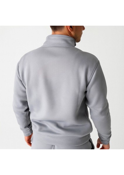 Yeni Sezon Kışlık Premium 3 Iplik Şardonlu Yarım Fermuar Sweat- 3 Iplik Eşofman Altı 2'li Takım fırsatları