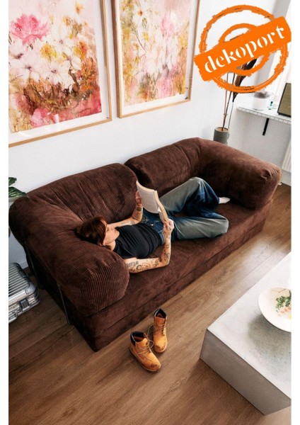 Relax Kanepe Yatak Olabilen Aktivite Koltuğu Yıkanabilir-Silinebilir Özel Bondex Sünger