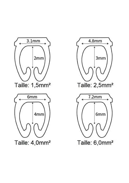 100 Lü Renkli Kablo Etiketi Seti - 6mm Plastik, 10 Renk, Yeniden Kullanılabilir Kordon Etiketi, Fiber Optik ve Elektrik Kabloları Için Kablo Düzenleyici Etiket Klipsleri modelleri