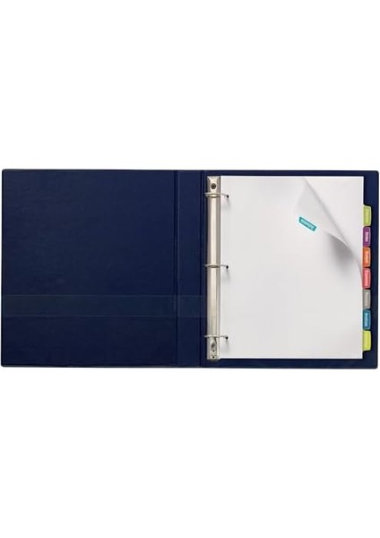 Kolay Soyulmuş, 8 Sekme, 4 Takım (14433) ile Büyük Sekme Yazdırılabilir Beyaz Etiket Bölücüler modelleri