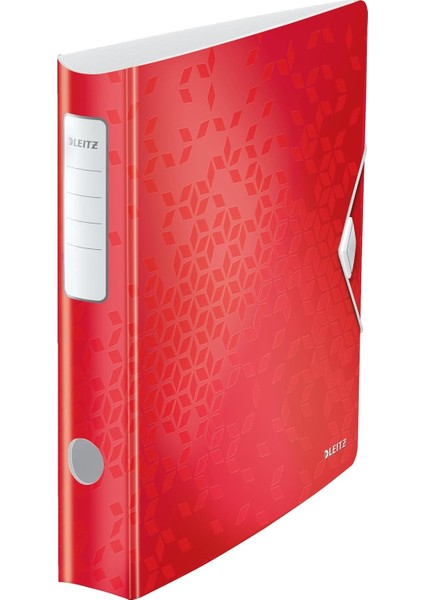 Wow Telli Dosya, Metalik Kırmızı, A4 Klasör, Kavisli Sırt, 65 mm Genişlik, Elastik Sabitleme, Hafif Poli Köpük Malzeme, 11070026