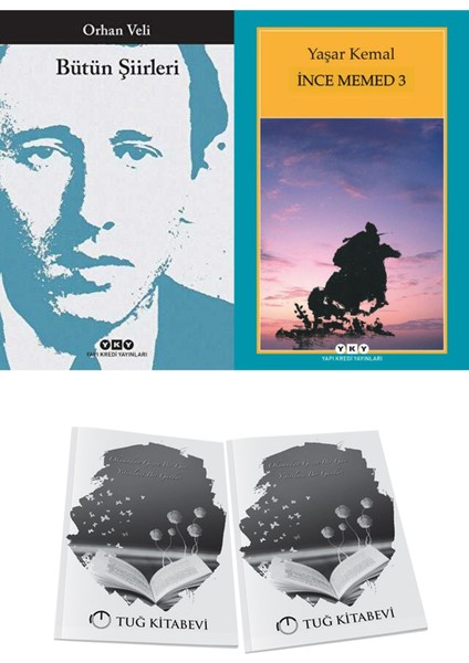 Bütün Şiirleri Orhan Veli ve Ince Memed 3 + Hediyeli