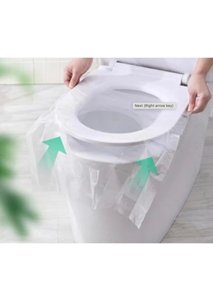 20 Adet Hijyenik Tek Kullanımlık Klozet Kapak Örtüsü Klozet Kapağı Poşeti fırsatları