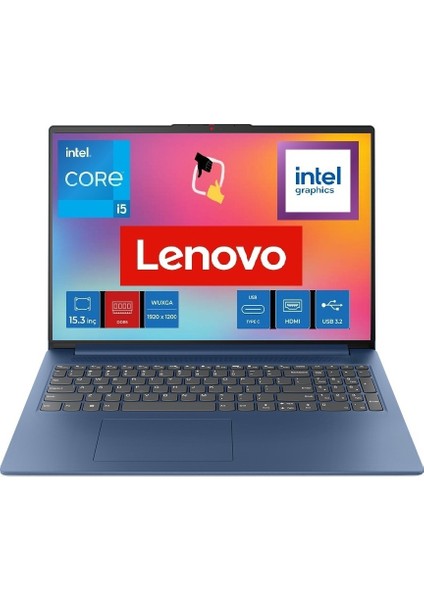 Ideapad Slim 3 15IRH10 Intel Core I5-13420H 16GB Ddr5 512GB SSD Wuxga 15.3" W11 Pro Arena Çanta Hediye fiyatları
