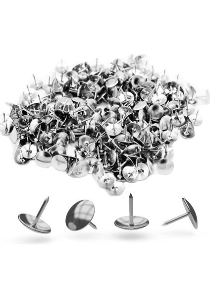 Marifetlerim - Gümüş Metal Raptiye 50 Adet