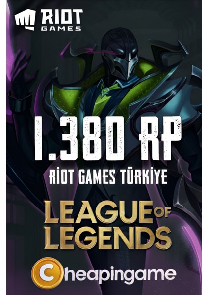 League Of Legends Lol 1380 Rp-Tr