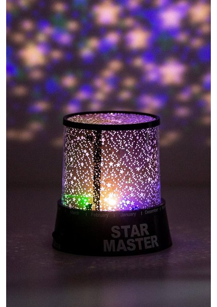 Star Master Yıldız Yansıtmalı Gece Lambası Projeksiyon Bebek Odası Lamba Dekoratif Lamba