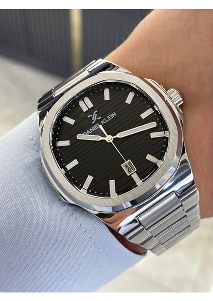 Dikdörtgen Kasa Çelik Erkek Kol Saati