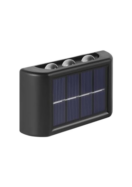 Güneş Enerjili, Suya Dayanıklı ve Duvara Monteli 6 LED Li Aplik - Bahçe, Teras, Havuz Kenarı, Çimenlik ve Yol Kenarları Için Ideal (Standart, Adet, 4) fiyatları