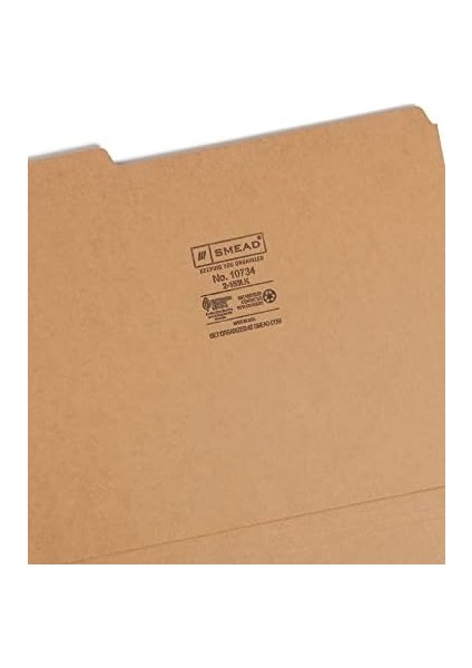 Dosya Klasörü, Güçlendirilmiş 1/3-Kesim Tab, Mektup Boyutu, Kraft, Kutu Başına 100 (10734) modelleri