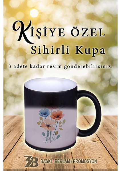 Kişiye Özel Renk Değiştiren ''Mat Sihirli Kupa Bardak'' fiyatları