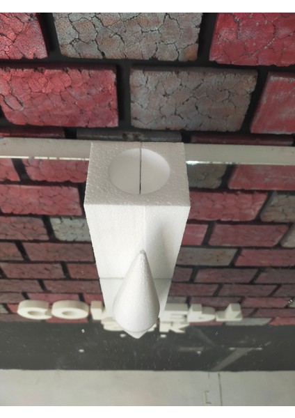 Strafor Köpük Koni Beze - Makaron Kulesi 5r x 13H fırsatları