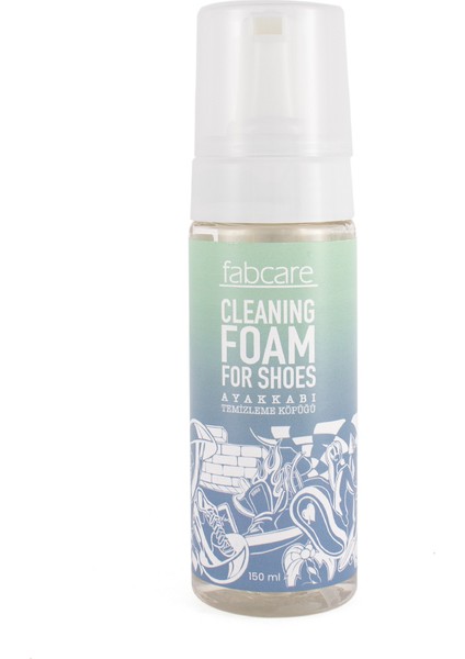 Ayakkabı Temizleme Köpüğü 150 ml (Spor Ayakkabı, Deri Ayakkabı Temizleyicisi)