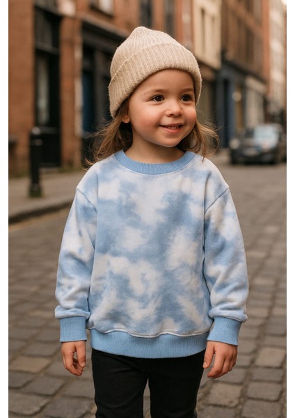 Gökyüzü Temalı Cocuk Unisex Sweatshirt